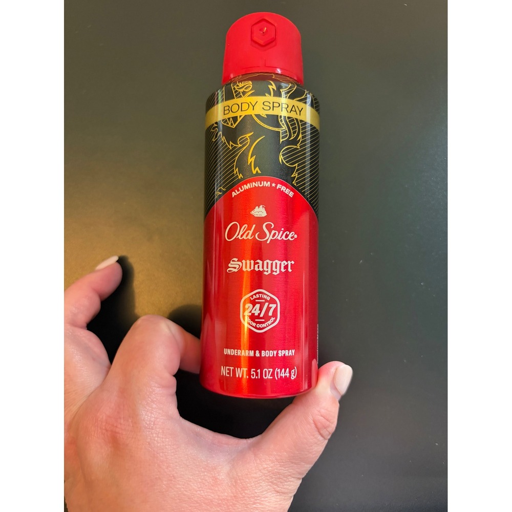 Old Spice Swagger Body Spray for Men 5.1 oz Cedarwood Scent Aluminum Free
